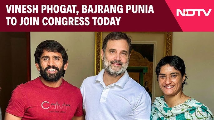 Kudos to Vinesh Phogat for joining Politics 