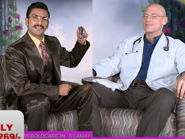 ranveer singh and johnny sins news ad