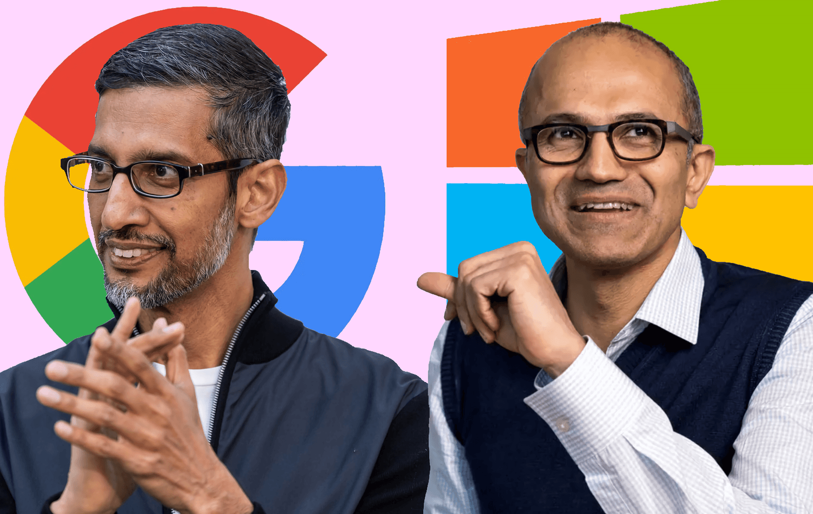 AI Race Sparks Controversy Between Pichai and Nadella
