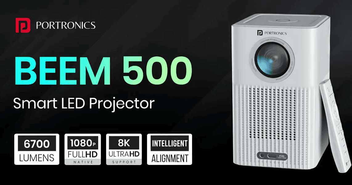 Portronics Beem 500 Outshines the Competition in Projectors