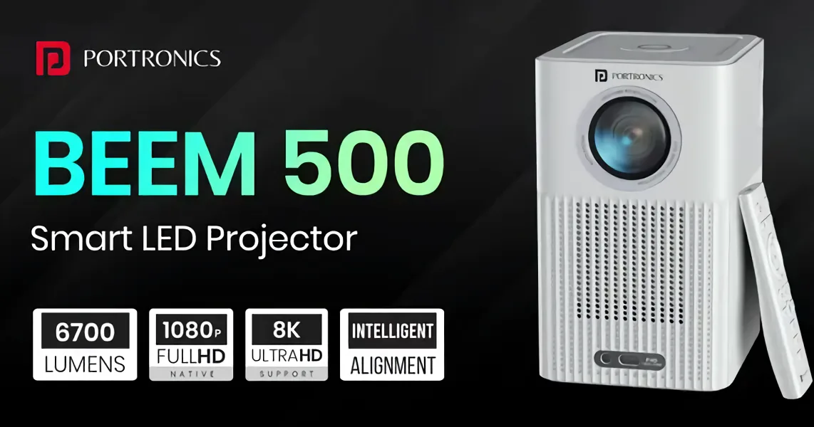 Portronics Beem 500 Outshines the Competition in Projectors