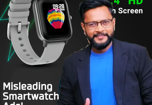 Gyan Therapy Rakesh Yadav Calls Out Fire-Boltt for Misleading Smartwatch Ads