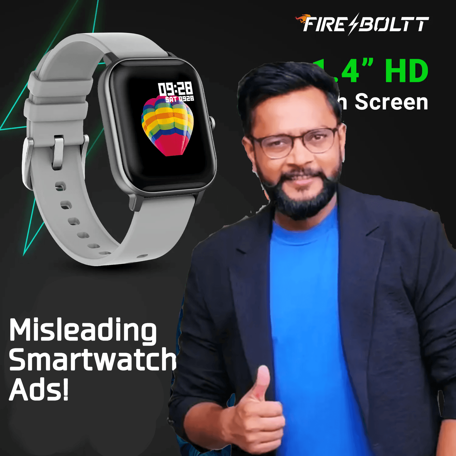 Gyan Therapy Rakesh Yadav Calls Out Fire-Boltt for Misleading Smartwatch Ads