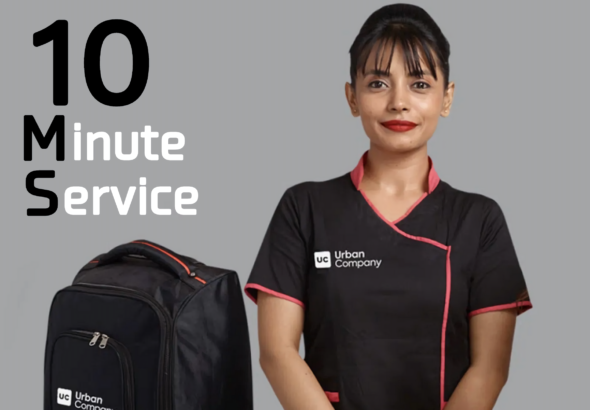 Urban Company to Offer 10-Minute Service