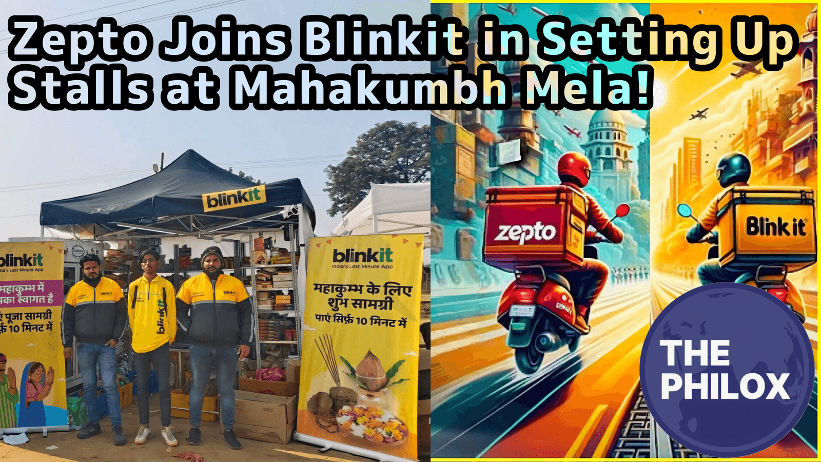 Zepto Joins Blinkit in Setting Up Stalls