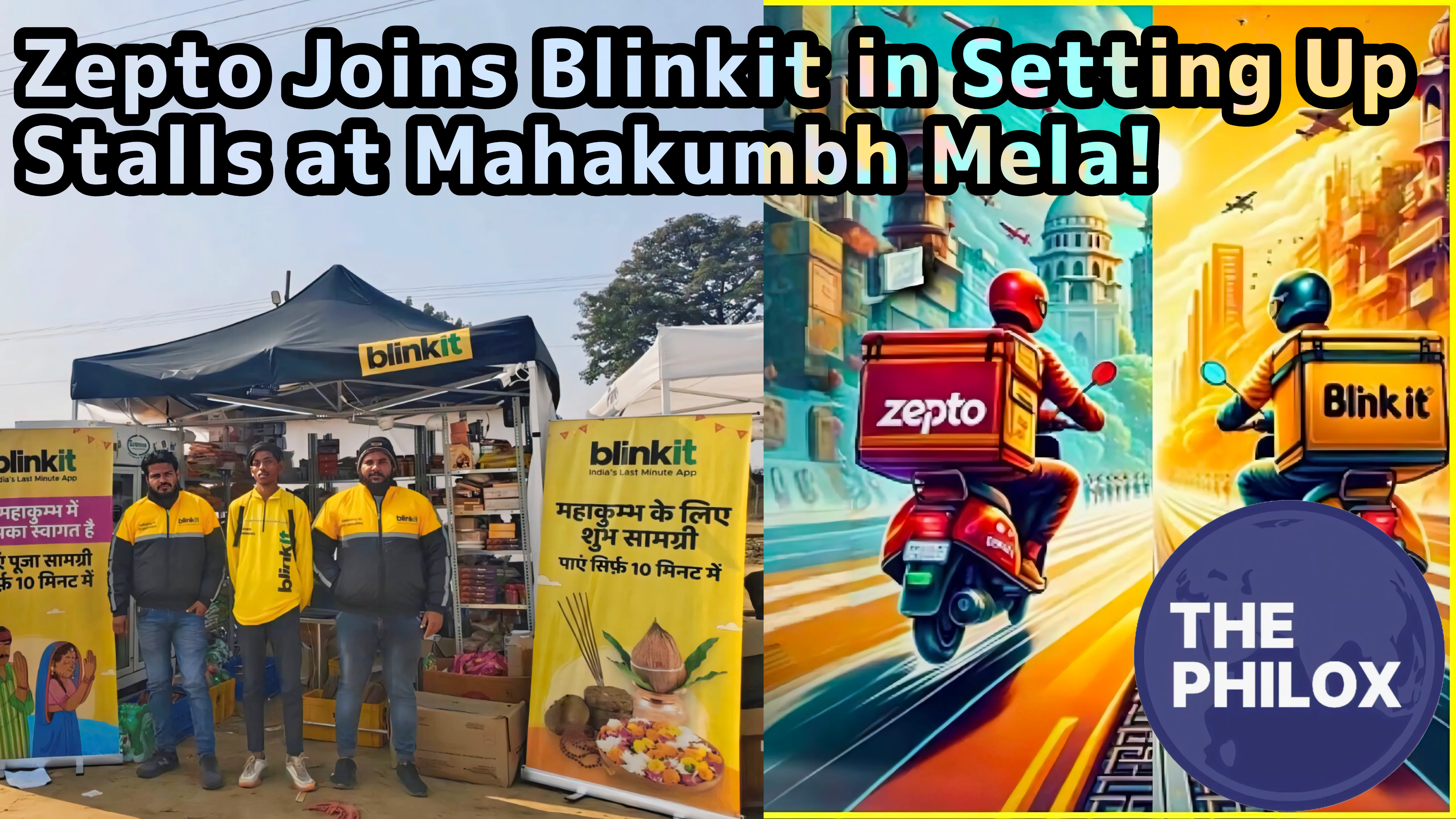 Zepto Joins Blinkit in Setting Up Stalls