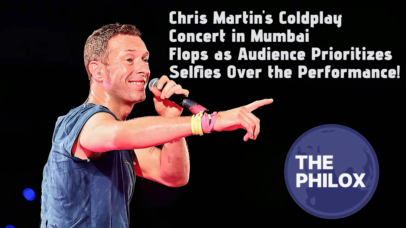 Chris Martin’s Coldplay Concert in Mumbai Flops as Audience Prioritizes Selfies Over the Performance
