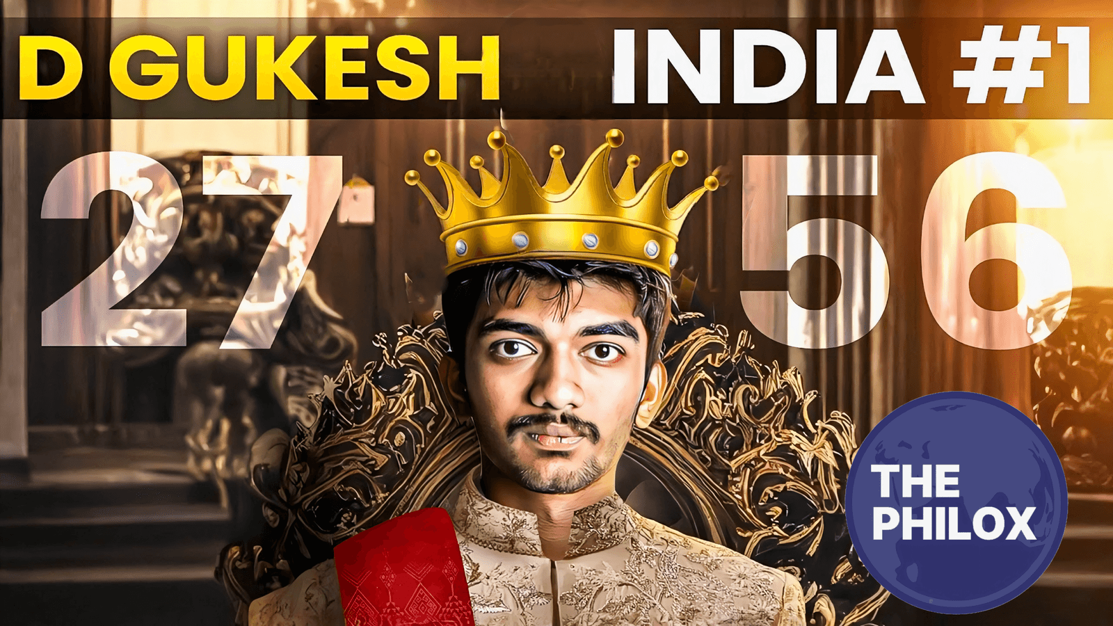 D Gukesh Become India’s No. 1 Player, Poised to Surpass 2800 Rating to Join Vishy Anand and Arjun Erigaisi