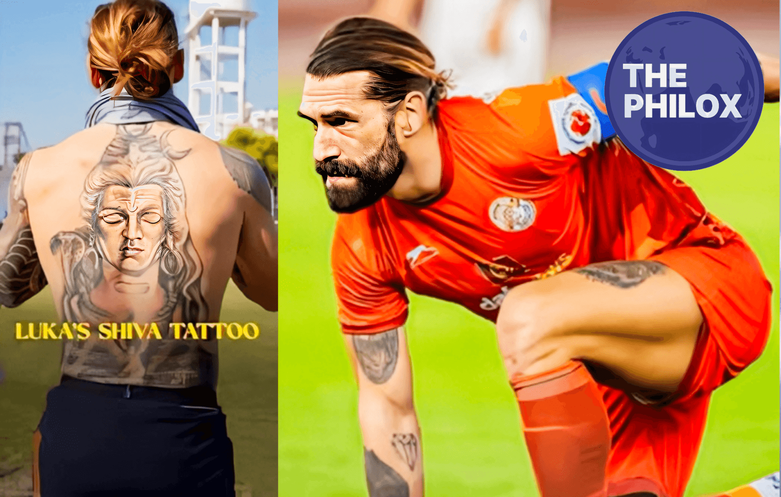 The Slovenian Football Superstar Luka Majcen Embraced Lord Shiva Tattoo