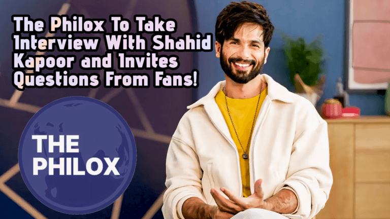 The Philox To Take Interview With Shahid Kapoor