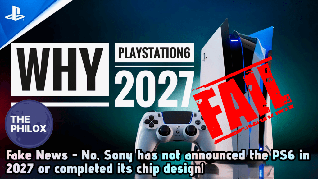 Fake News - No, Sony has not announced the PS6 in 2027 or completed its chip design