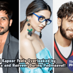 Shahid Kapoor Feels Overlooked by Deepika and Ranveer During Padmaavat