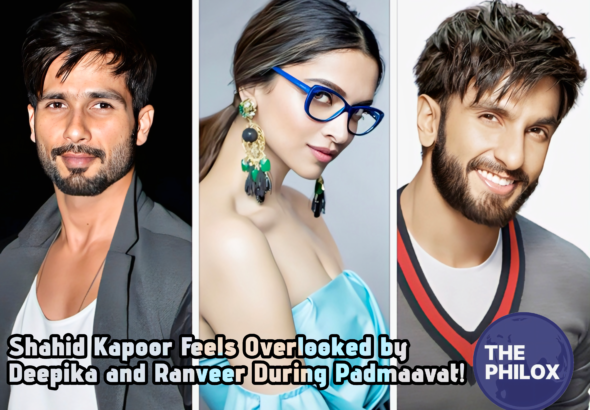 Shahid Kapoor Feels Overlooked by Deepika and Ranveer During Padmaavat