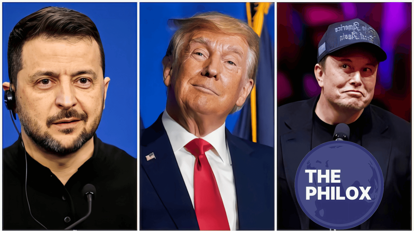 Trump and Elon Musk Join Putin as War Criminals in Ukraine Conflict