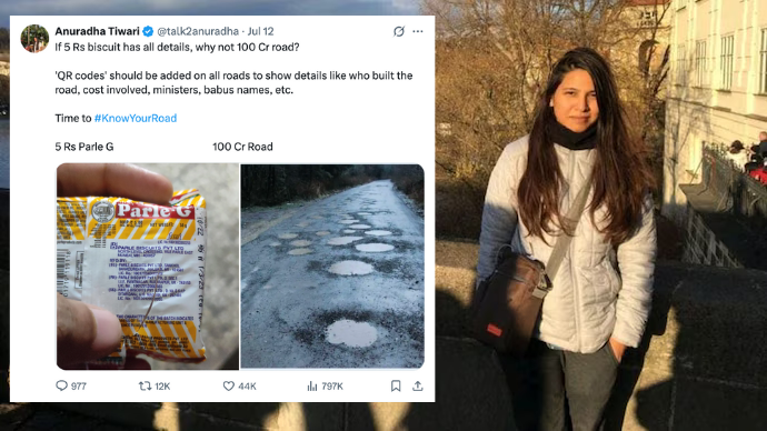 Anuradha Tiwari’s ‘Know Your Road’ Movement Goes Viral – A New Wave of Accountability Begins with Dharma Party