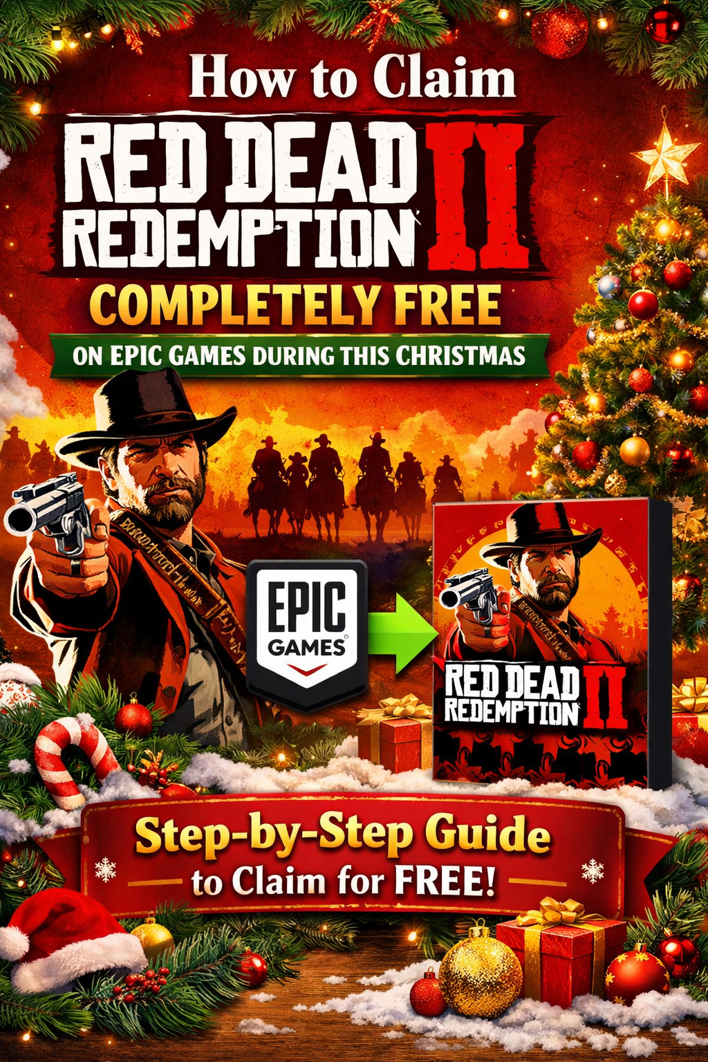 How to Claim Red Dead Redemption 2 Completely Free On Epic Games During this Christmas