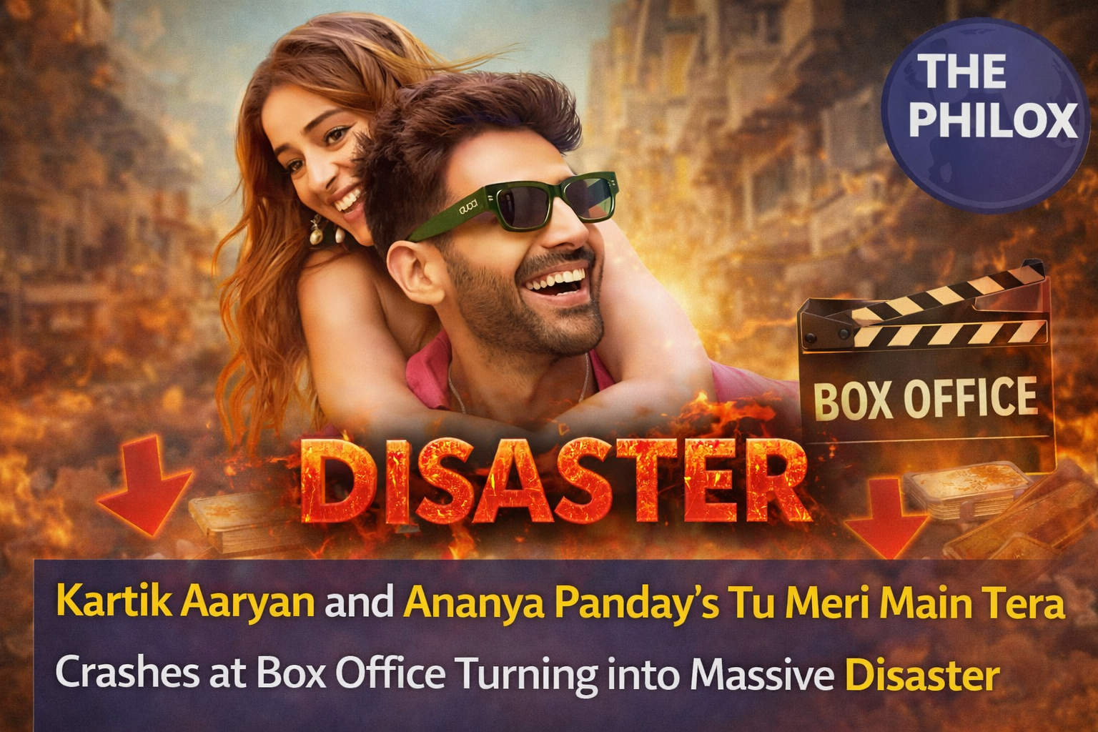Kartik Aaryan and Ananya Panday's Tu Meri Main Tera Crashes at Box Office Turning into Massive Disaster