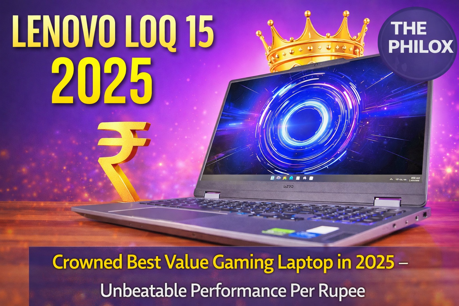 Lenovo LOQ 15 Crowned Best Value Gaming Laptop in 2025 – Unbeatable Performance Per Rupee